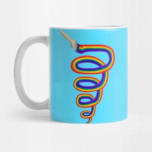 Let's Paint A Rainbow Tornado Mug